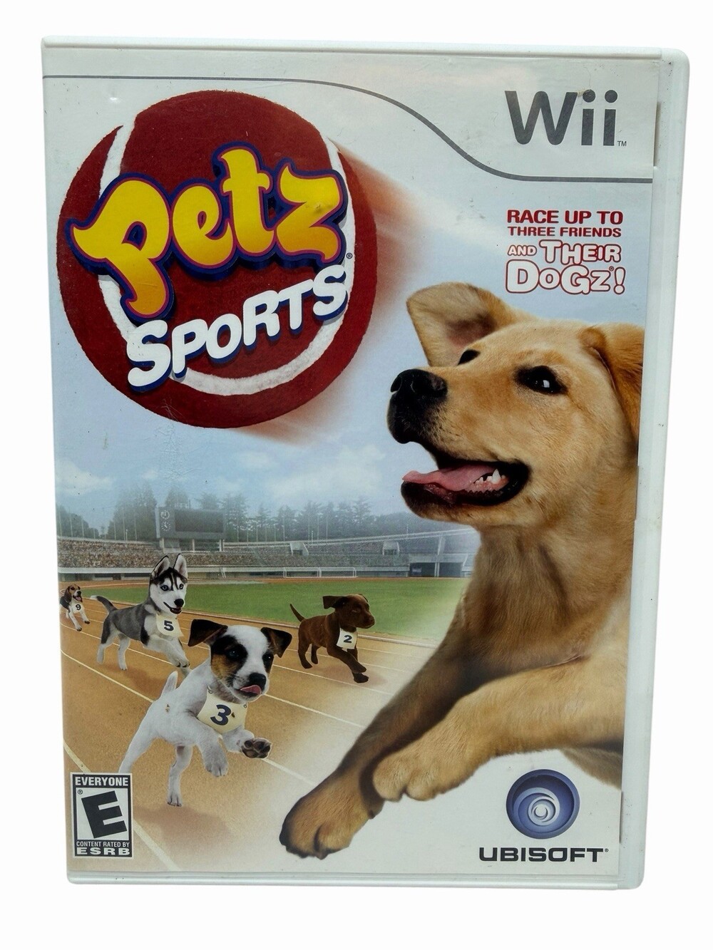 Petz Sports Nintendo Wii 2008 Ubisoft Dog Racing Game w/ Case Manual